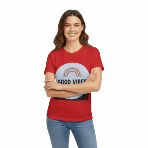 Good Vibes Only T-Shirt - Positive Rainbow Tee
