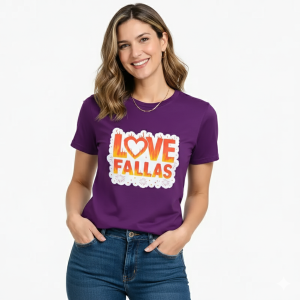 Premium Unisex "Love Fallas" T-Shirt - Celebrate Fallas Festival in Style