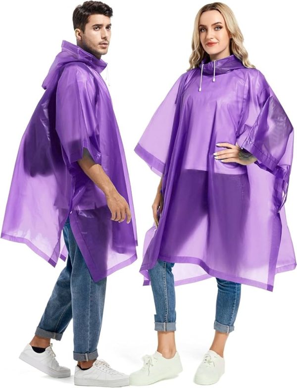 Chubasquero de Moda Unisex Reutilizable de EVA con Capucha