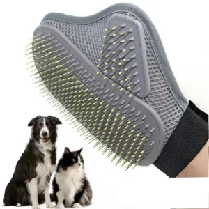 Pet Grooming Glove Hair Removal Gloves  - Cat and Dog Fur Hair Deshedding Gentle Efficient Dog Combs Pet Bathing Massage Products