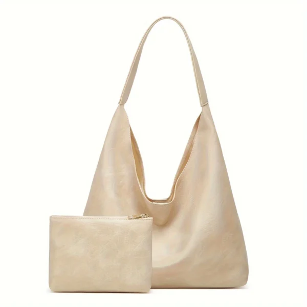 New Tote bag 100 hand bill of lading shoulder women's bag retro simple large bag Tote bag - Image 8