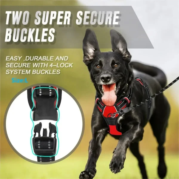 Dog Collars Harness Big Vests Leash - Image 7