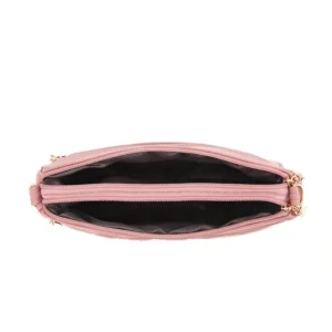 PU Leather Crossbody Bags Zipper New Fashion Shoulder Bag for Women Large Capacity Embroidery Thread Small Purse and Handbags - Image 4