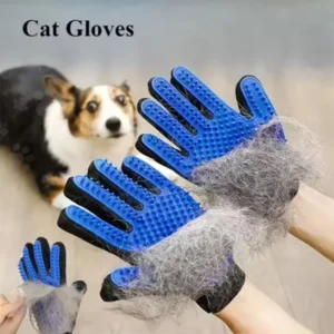 Pet Hair Glove Comb Pet Dog and Cat Grooming Cleaning Glove - Hair remover Massage Brush