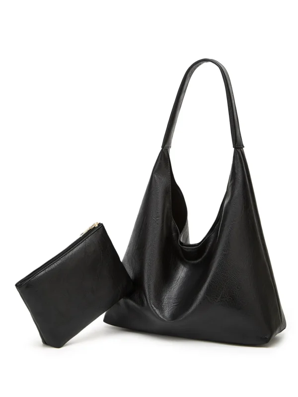 New Tote bag 100 hand bill of lading shoulder women's bag retro simple large bag Tote bag - Image 3