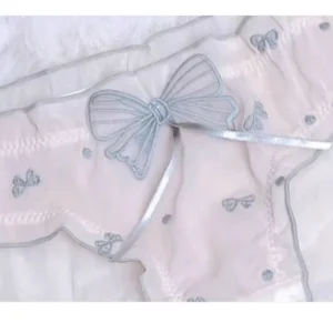 Butterfly Lingerie Set Wireless Bralette Sweet Pure Style Push Up Gathering Support for Small Chest No Underwire