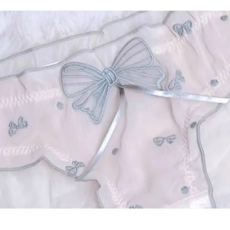 kf-S2ad8e49c5ed640d88a301285fb6711662 Butterfly Lingerie Set Wireless Bralette Sweet Pure Style Push Up Gathering Support for Small Chest No Underwire - Image 1