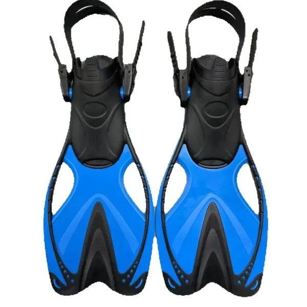 Kid Silicone flippers for men, women and children frog shoes swimming snorkeling equipment - Image 2