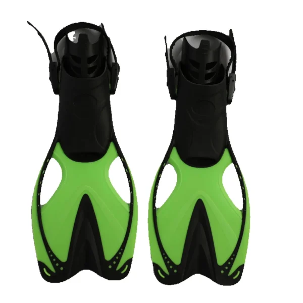 Kid Silicone flippers for men, women and children frog shoes swimming snorkeling equipment - Image 4