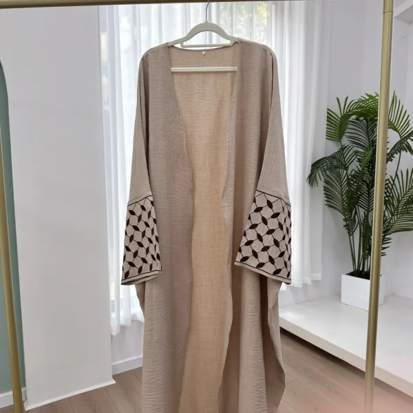 Eid Muslim Abaya for Women Modest Dresses Jalabiya Embroidery Saudi Arab Long Robe Ramadan Morocco Kaftan Dubai Abayas Vestidos - Image 6
