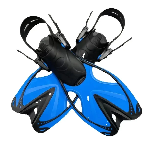 Kid Silicone flippers for men, women and children frog shoes swimming snorkeling equipment - Image 5