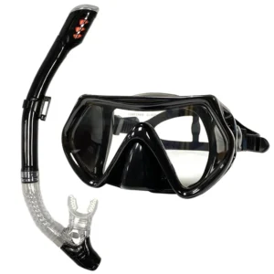 Professional High-Quality Silicone Snorkel Set - High quality silicone diving mirror
