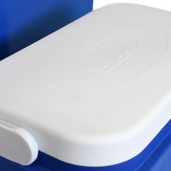 Start electric | Blue thermal portable refrigerator - resistant polypropylene cool box - ideal for camping, beach, garden, barbecues and swimming pool - capacity 10l/18l/24l/30l - up to 6h cold | Atlantic brand - Image 4