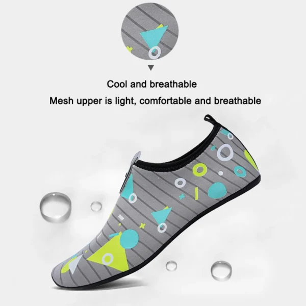 Women's Water Shoes: Quick-Dry Breathable Aqua Flats for Beach, Wading & Swimming – Comfortable Anti-Slip Barefoot Shoes for Indoor Yoga, Fitness & Casual Wear - Image 3