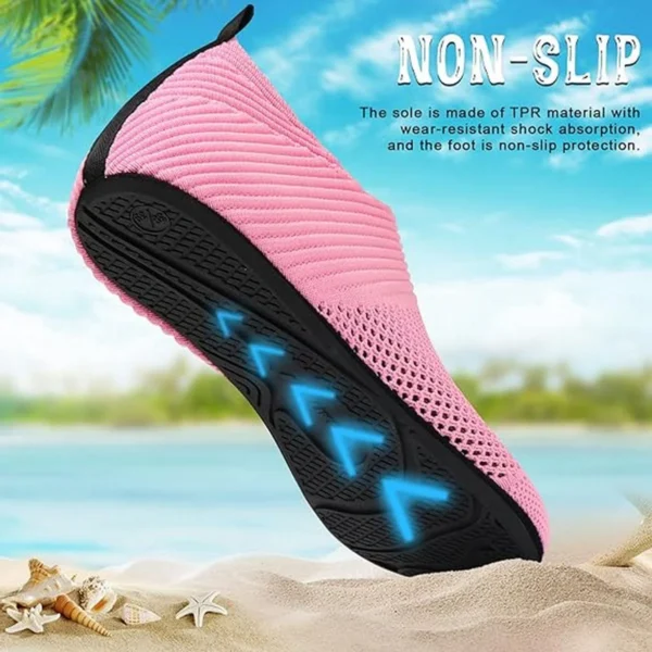 Women's Water Shoes: Quick-Dry Breathable Aqua Flats for Beach, Wading & Swimming – Comfortable Anti-Slip Barefoot Shoes for Indoor Yoga, Fitness & Casual Wear - Image 6