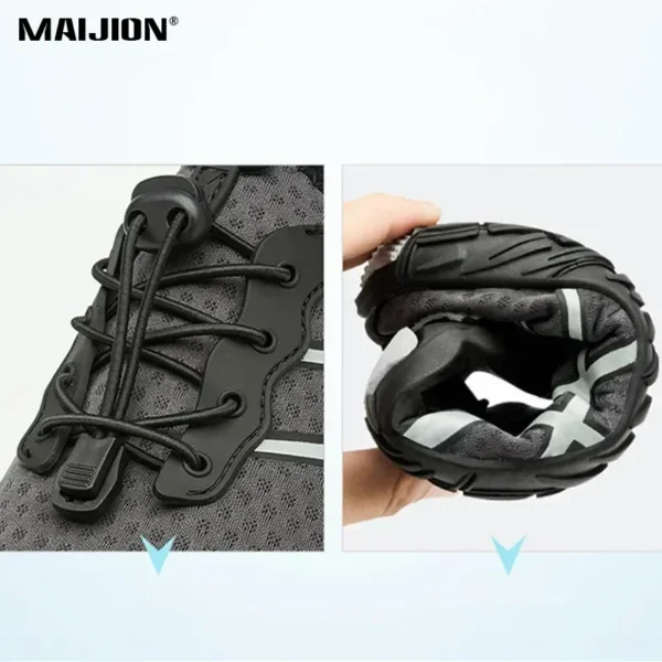 Men's & Women's Trekking Aqua Shoes: Comfortable Non-Slip Barefoot Water Shoes – Quick-Dry Amphibious Hiking Sneakers for Upstream Adventures & Beach Wading - Image 2