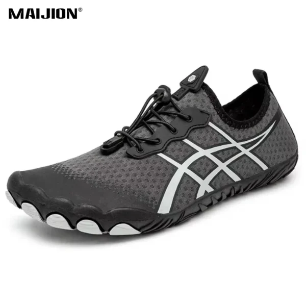 Men's & Women's Trekking Aqua Shoes: Comfortable Non-Slip Barefoot Water Shoes – Quick-Dry Amphibious Hiking Sneakers for Upstream Adventures & Beach Wading
