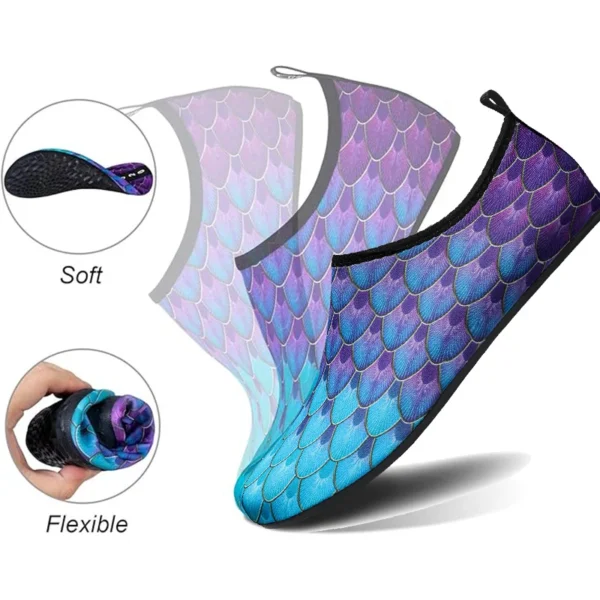 Women's Water Shoes: Quick-Dry Breathable Aqua Flats for Beach, Wading & Swimming – Comfortable Anti-Slip Barefoot Shoes for Indoor Yoga, Fitness & Casual Wear - Image 2